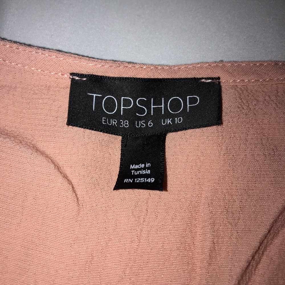 Pink Button Blouse - Picture 3 of 3
